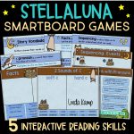 Stellaluna activities for SMARTBoard. Reading skills and mini lessons for teaching story sequencing, fact adn opinion, nouns/pronouns, 2 sounds of C, and story vocabulary.