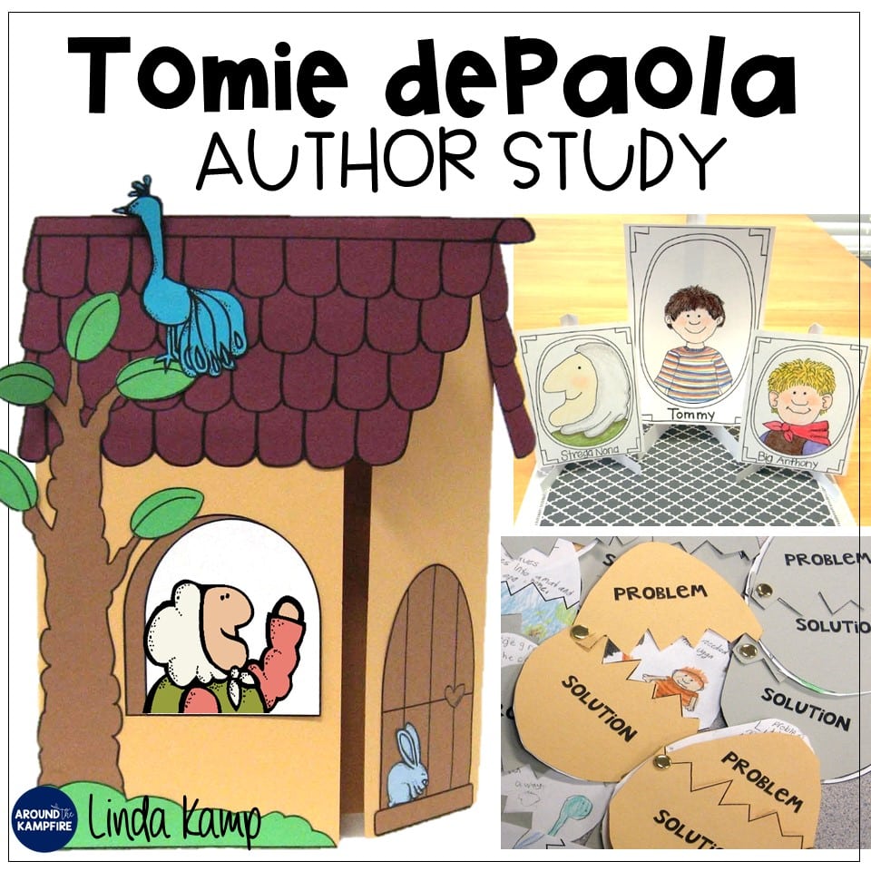 Tomie dePaola author study for 2nd grade