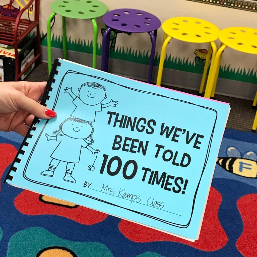 FREE 100th Day Class Book
