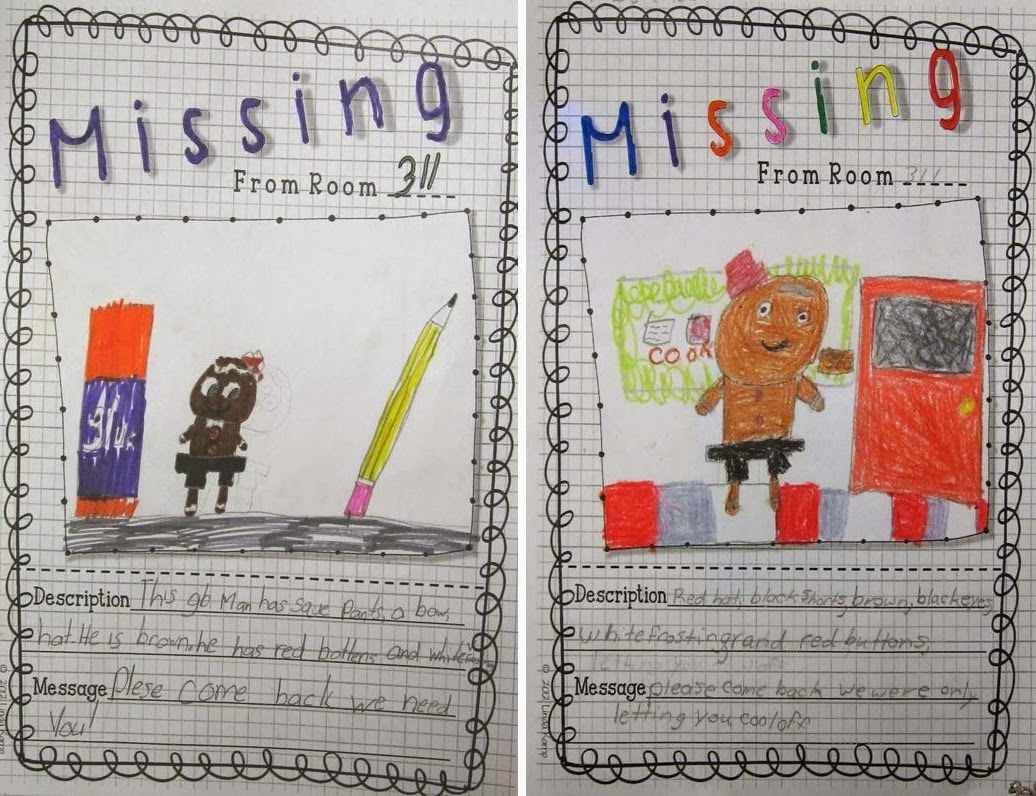 The Gingerbread Man Loose in the School missing posters