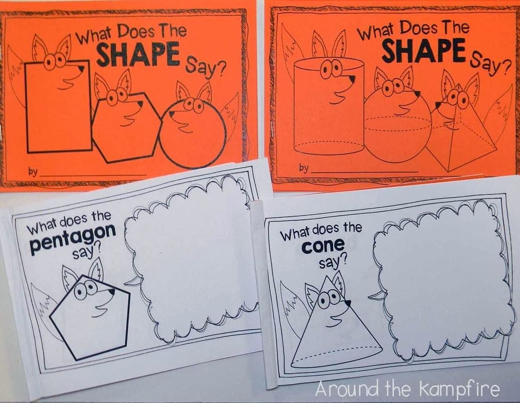 What Does the SHAPE Say 2D and 3D printable attributes booklets
