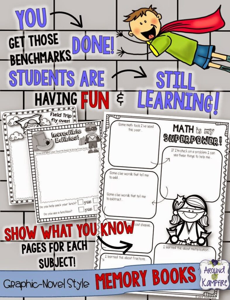 Graphic Novel Style Memory Books for K-3! - Around the Kampfire