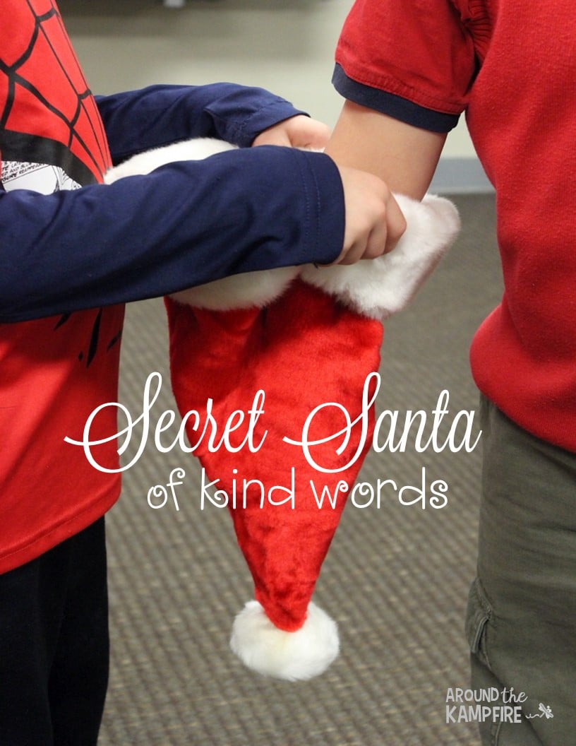 Christmas Countdown Activities Secret Santa of Kind Words