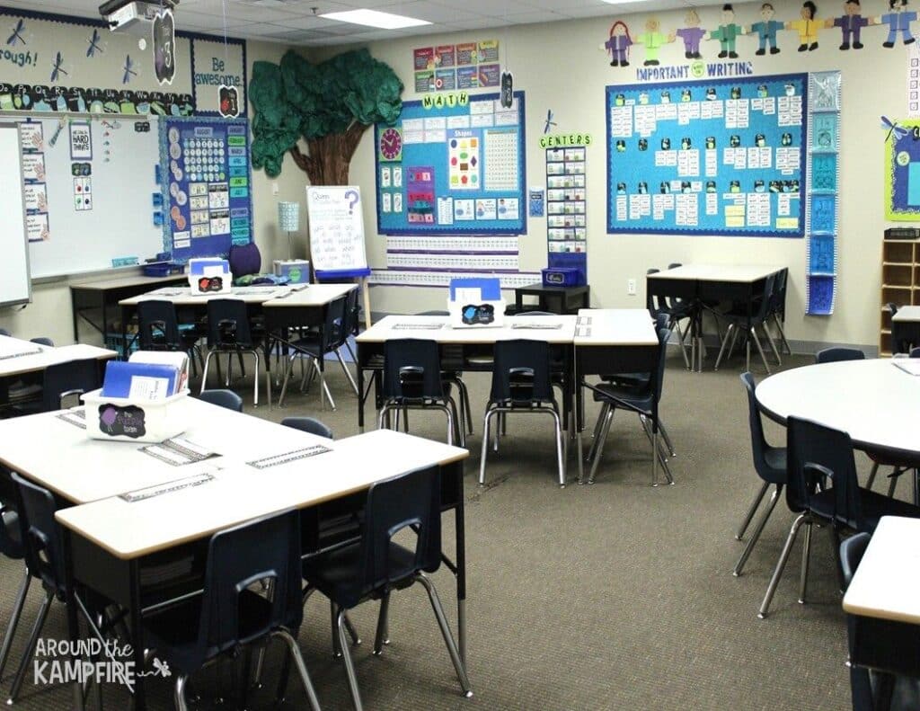 Classroom tour: desk arrangement