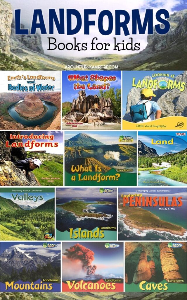 Landforms books for kids-Ideal for classroom read alouds or independent reading and research in second, third, and fourth grade.
