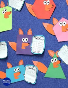 2D shapes writing craft