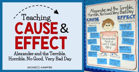 Teaching cause and effect with Alexander and the Terrible, Horrible, No Good, Very Bad Day