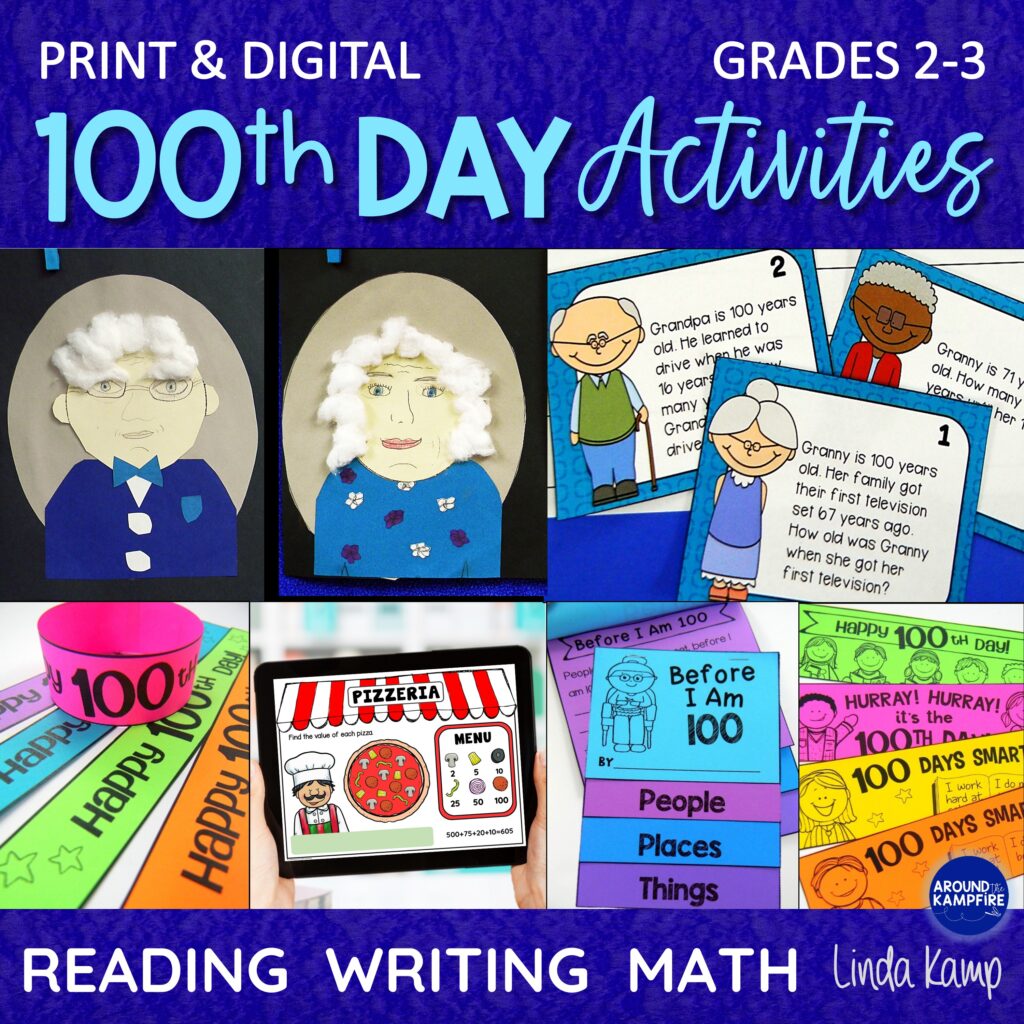 100th Day of School Activities for 2nd Grade book cover