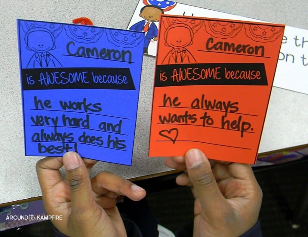Teaching with Kid President Videos- Using kindness notes to acknowledge awesome!