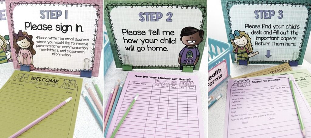 10 Tips for Packing Up Your Classroom That Make Set Up A Snap -Pull what you'll need for Meet the Teacher night and pack it last.