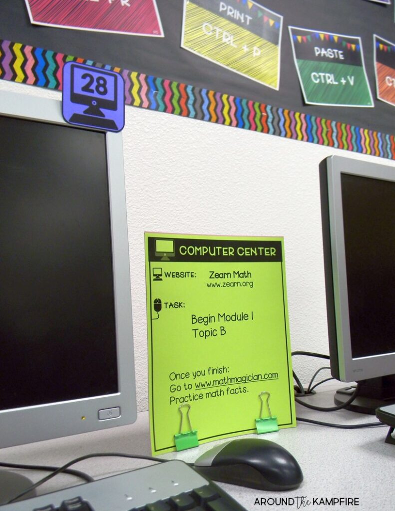 10 Must-try computer lab management tips for checkouts, logins, rules and procedures, behavior management, and classroom organization. Plus functional decor ideas to help you manage your computer lab like a boss! A good read for technology teachers and classroom teachers who use a computer lab.