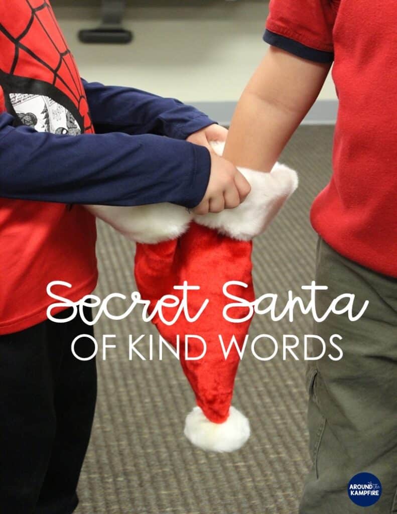 5 simple ideas and activities, with several free downloads, to help first, second, and third grade teachers survive the last week before Christmas or winter break. 5 ideas for the last 5 days to keep 1st, 2nd, and 3rd graders happy, engaged, and still learning! Secret Santa of kind words #christmasactivities #rak #teachingideas