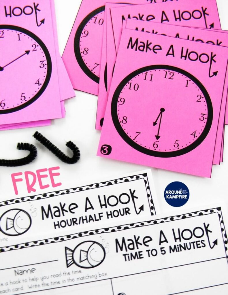 Teaching kids to tell time past the hour can be challenging but it doesn’t have to be a struggle for you or your students. These classroom-tested tips and FREE telling time activities and for 1st, 2nd, and 3rd grade students make learning to tell time more concrete and fun. Hands-on telling time teaching ideas and games for teachers of first, second and third graders.
