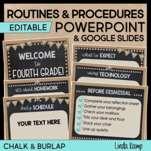 Routines and Procedures PowerPoint Template