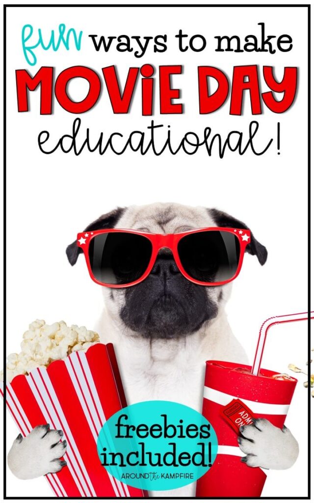 Classroom movie day ideas for first, second, and third grade kids that are both fun and educational. Your students will love the FREE movie day math and reading menus in this post as they use the movie they are watching to review important skills. The movie related activities are ideal for 1st, 2nd, and 3rd grade teachers to keep students engaged and still learning after the movie! 