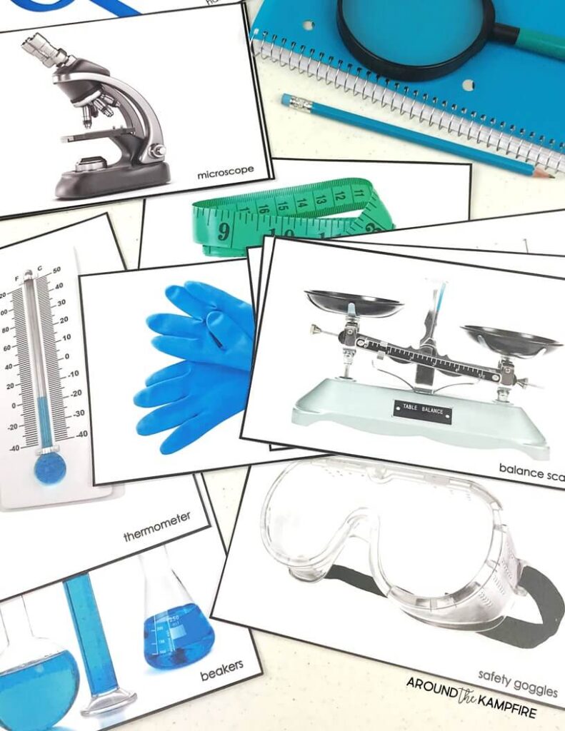 What to teach in science at the beginning of the year-Back to school teaching ideas and science activities for 2nd and 3rd grade to introduce scientists, science tools, safety, and the scientific method.