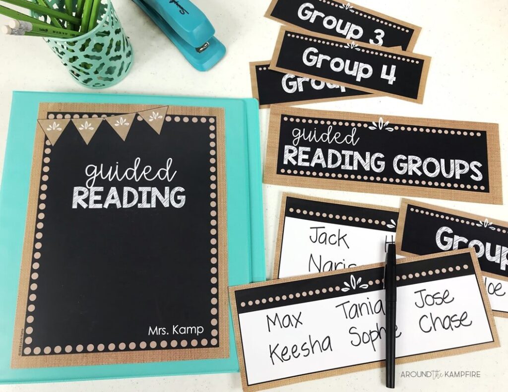 Getting students, and your classroom, back on track after a break-Refreshing your reading groups. There are some great classroom management tips and FREE writing activities and journal prompts in this post to help your students make a smooth transition after any school break.