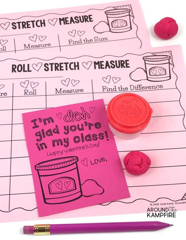 Free student valentine cards and math activities to use with them. Perfect for a Valentine's Day classroom party!