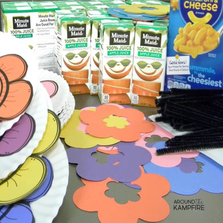 Cheese Powder Pollination Activity for Kids - Around the Kampfire