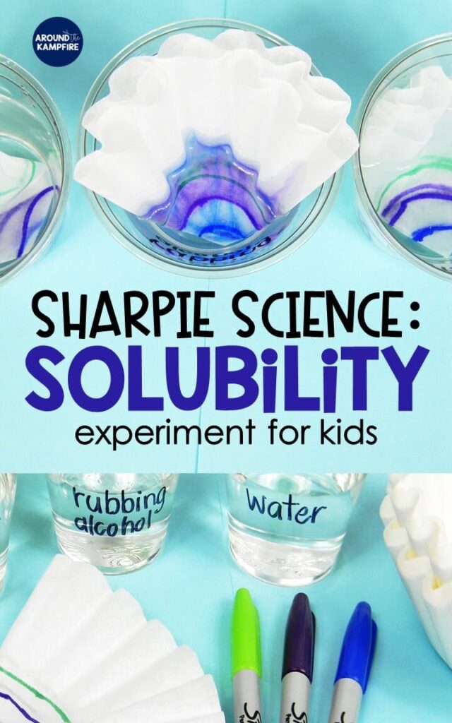 Sharpie science solubility experiment