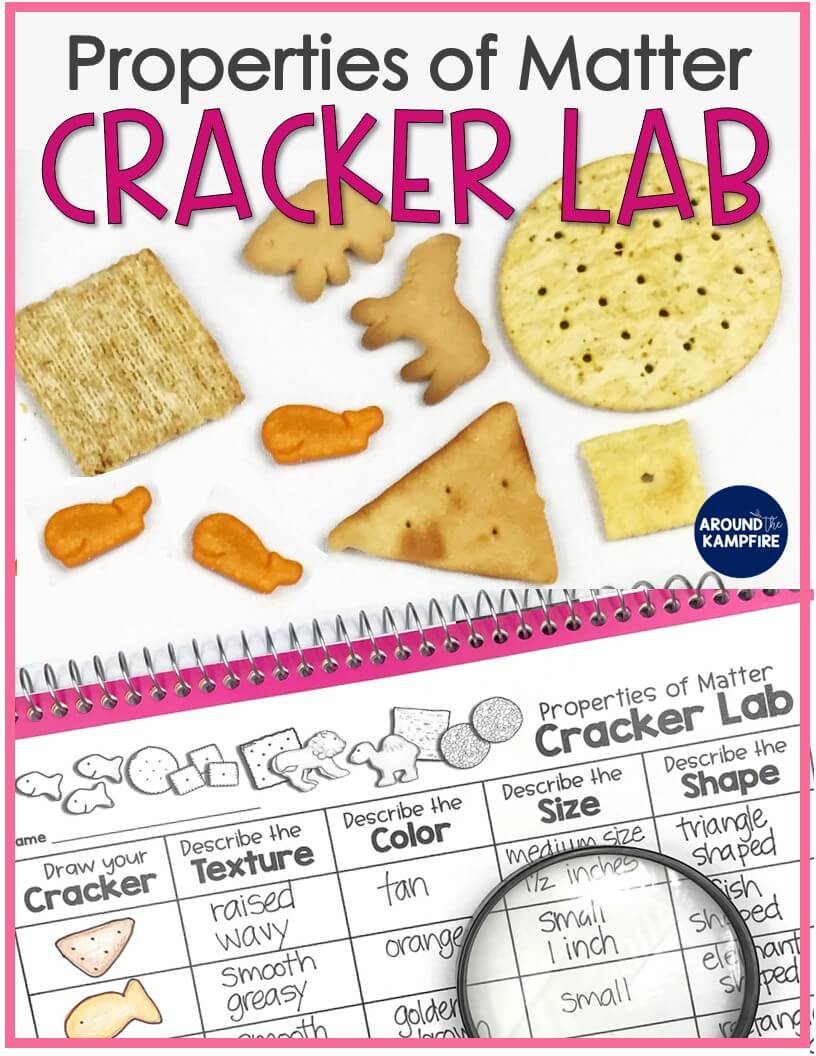 Properties of Matter Cracker Lab: Science Kids Can Eat! - Around With Properties Of Matter Worksheet