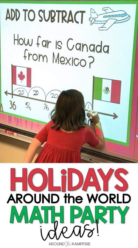 Holidays around the world classroom math party ideas