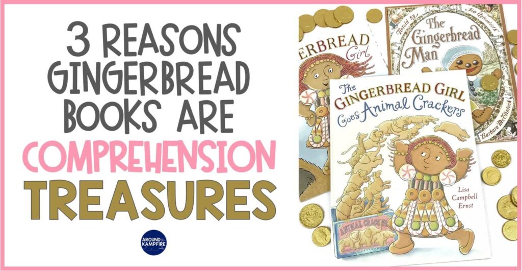 gingerbread man books build comprehension activities