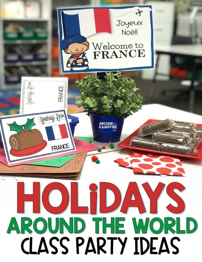 christmas holidays around world classroom party ideas
