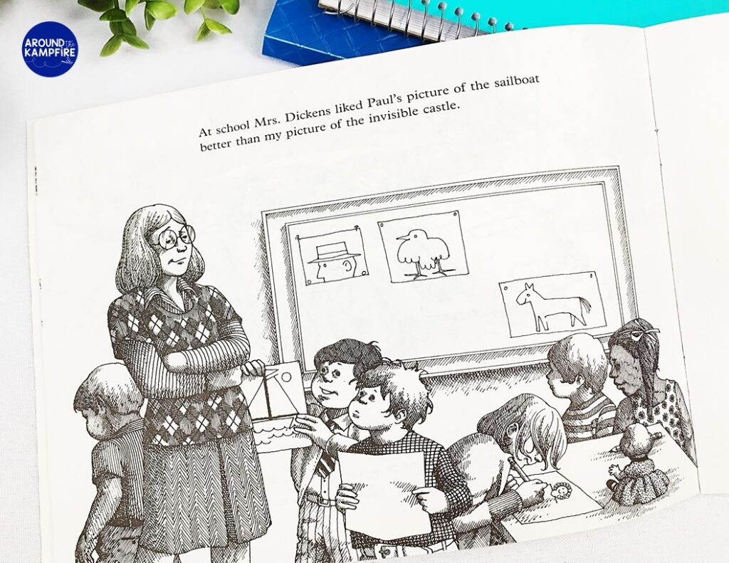 invisible pictures literacy based art project alexander terrible horrible day book