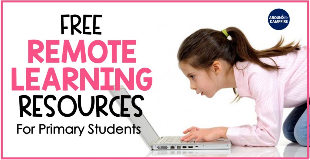 FREE remote at home learning activities educational websites for primary students