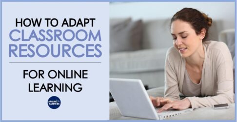 How to adapt regular teaching resources for online learning