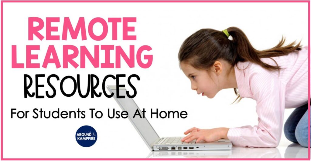 Remote learning resources and educational websites for students learning at home