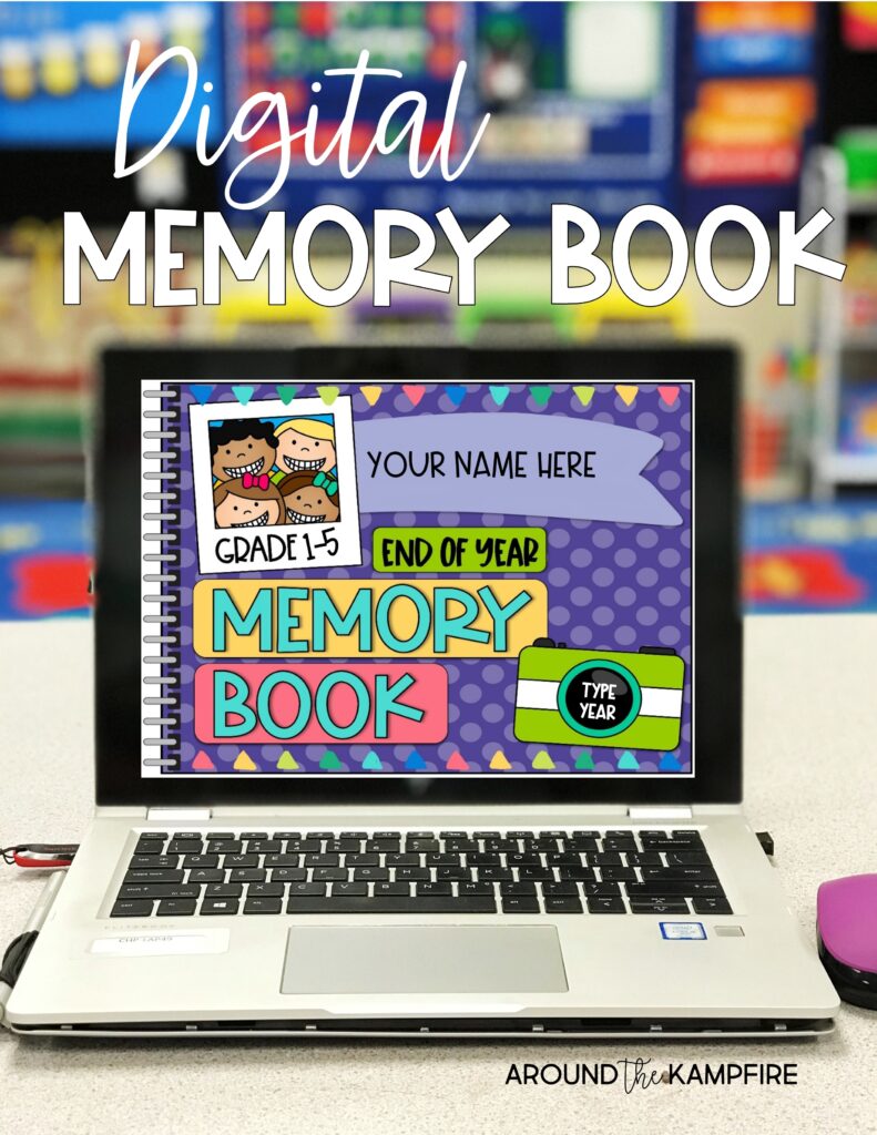 End of Year Memory Book for Distance Learning