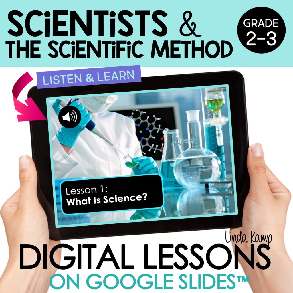 2nd Grade Digital Science Lessons - Scientists & Scientific Method book cover
