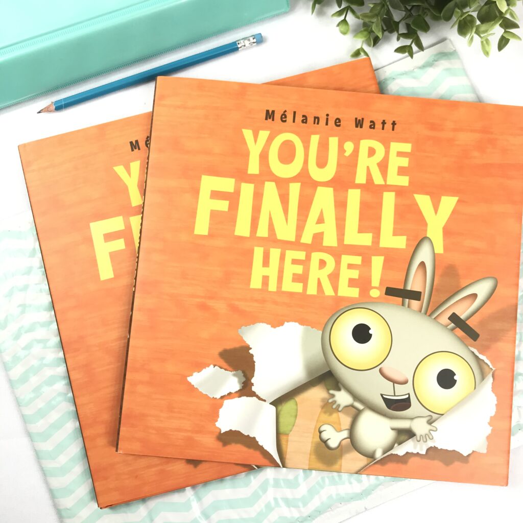 You're Finally Here! first day back to school book by Melanie Watt