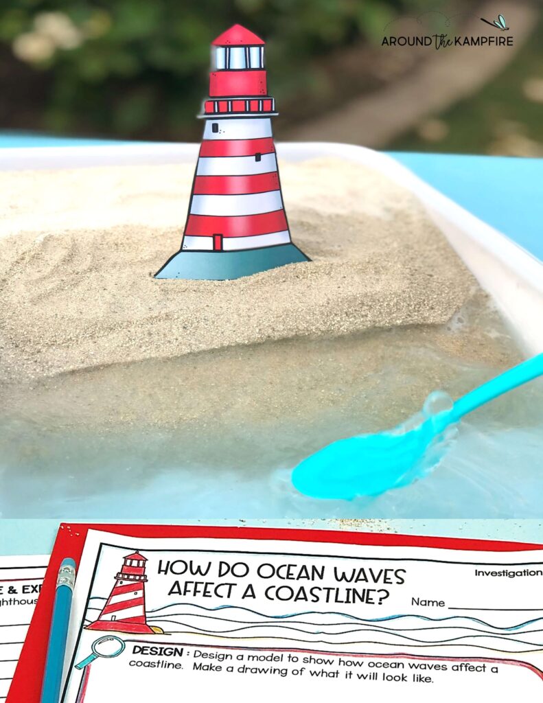 Water erosion experiment for kids