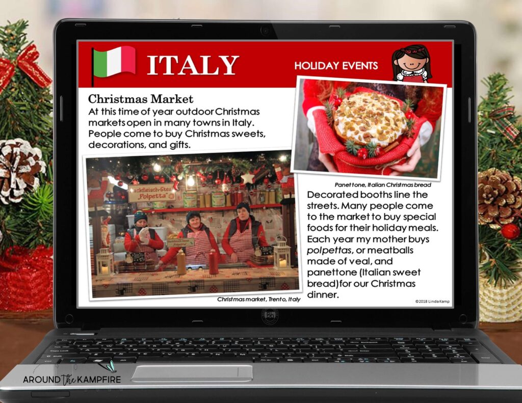 Christmas traditions in Italy Power Point Christmas markets