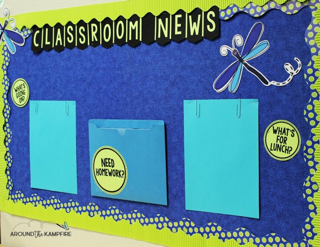 classroom news back to school bulletin board idea
