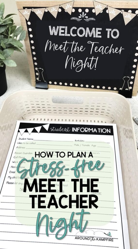 Blog post on How to plan your Meet the Teacher Night open house
