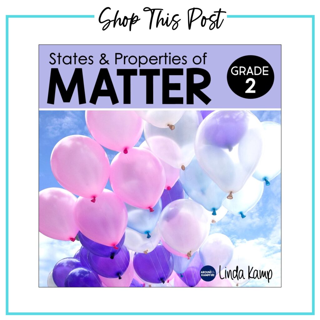 Second grade properties of matter science unit