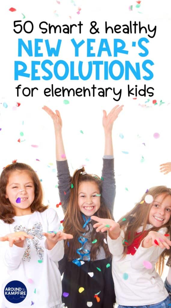 New Year’s resolution ideas for elementary kids