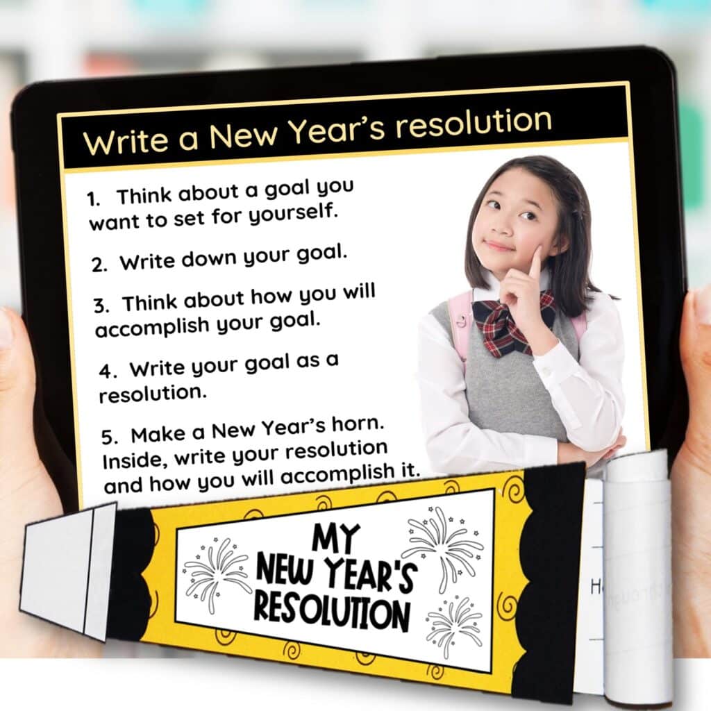 New Year's resolution writing craft