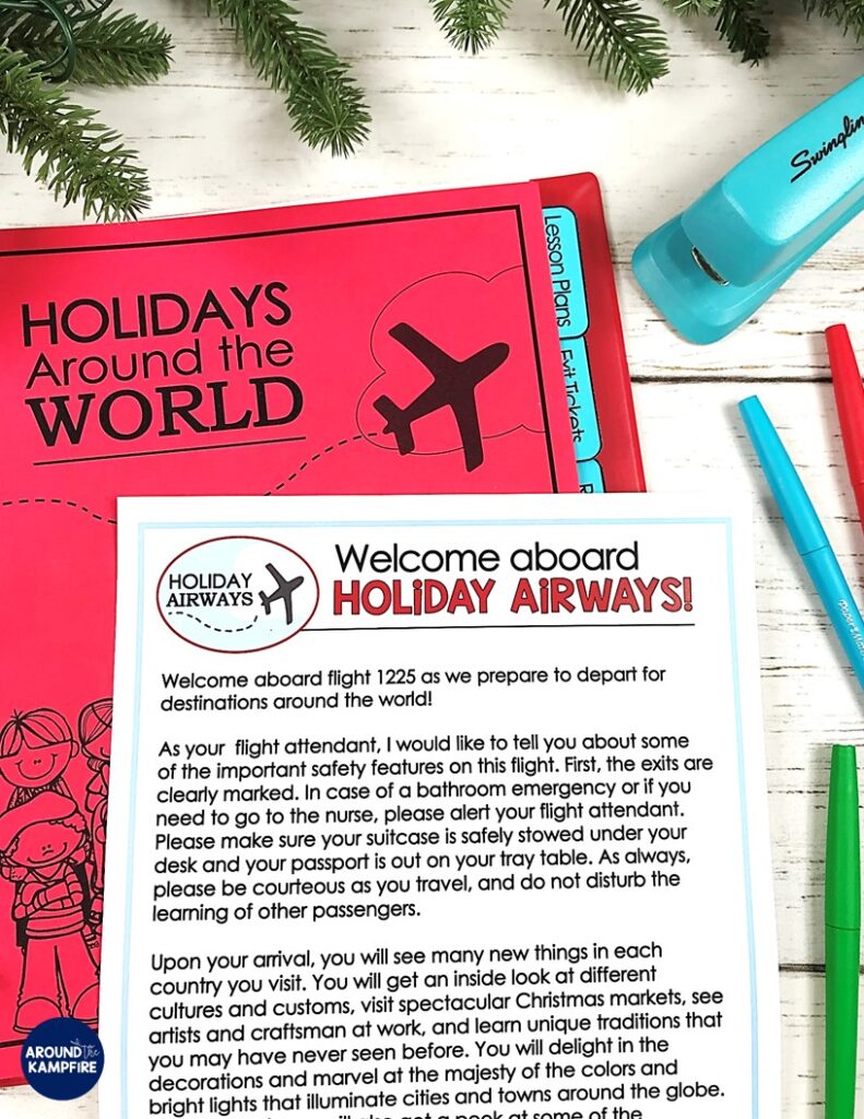 Free holidays around the world flight script