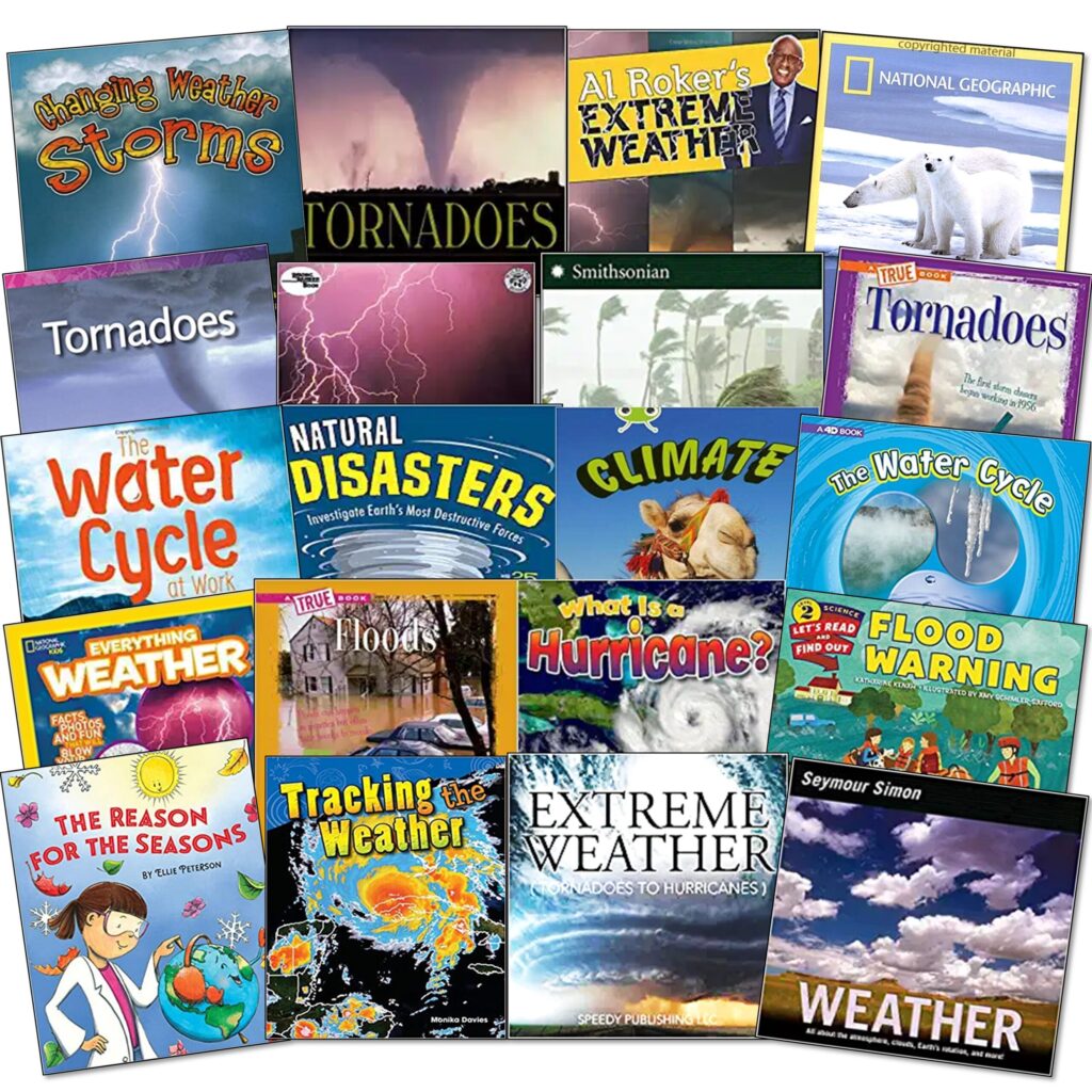 books aabout weather and climate for 3rd grade students