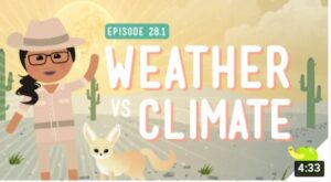 Weather vs Climate video