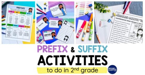 prefix & suffix activities for 2nd grade