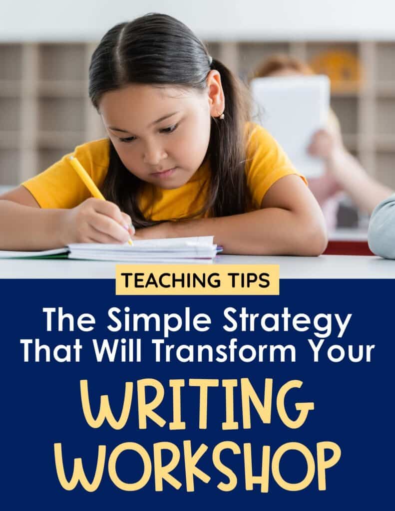 tips for teaching writer's workshop