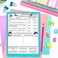 Activities to Teach Literal and Nonliteral Language - Around the Kampfire