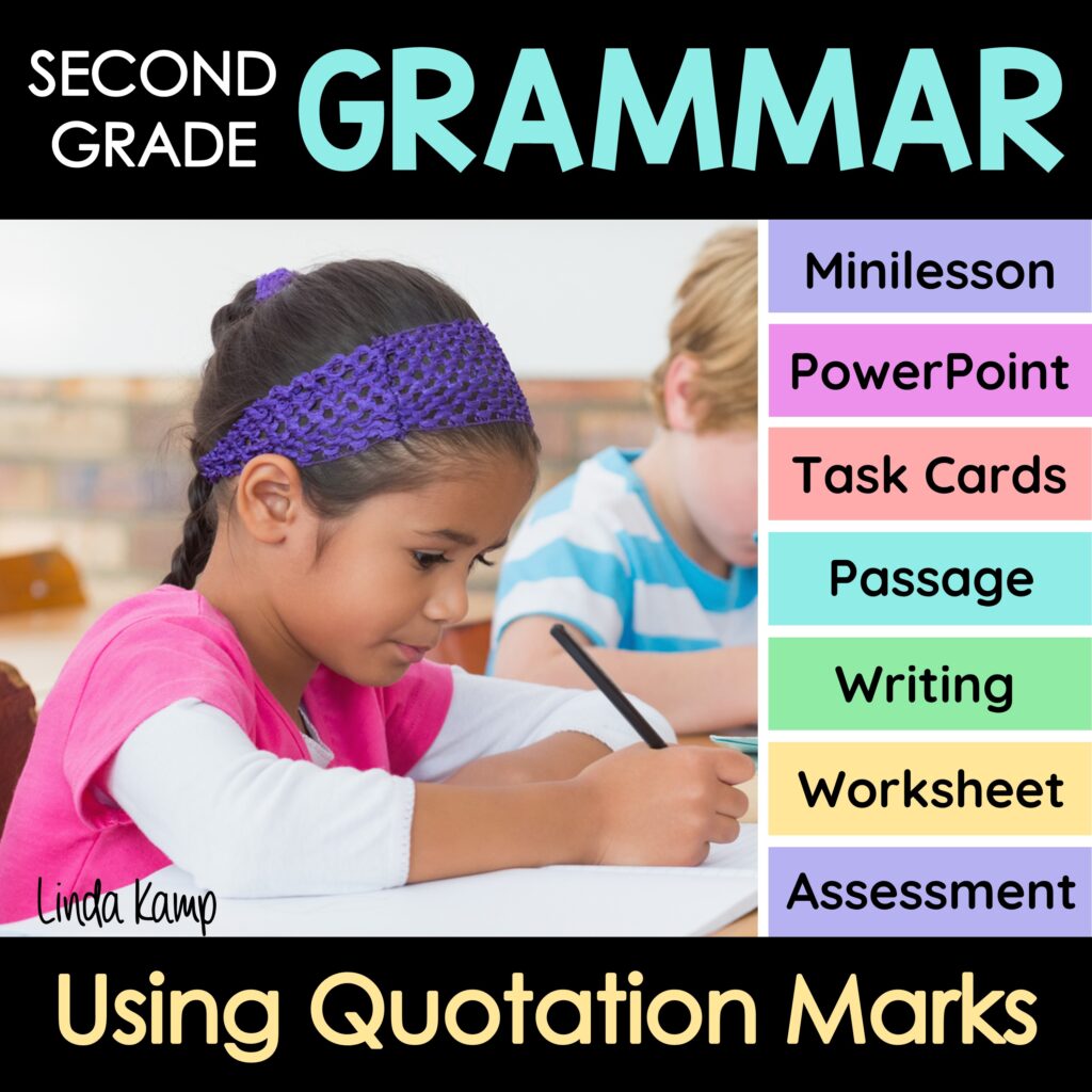 Using Quotation Marks 2nd Grade Grammar Unit