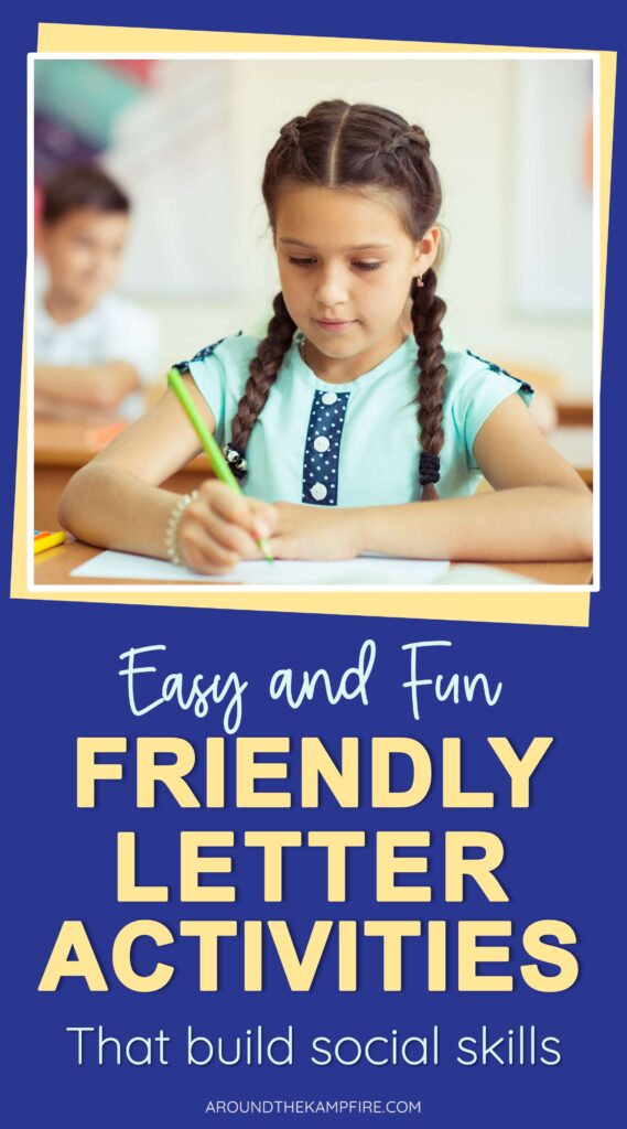 Article about friendly letter activities, lesson plans and friendly letter PowerPoint
